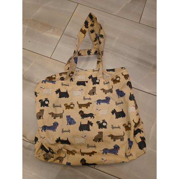 Harrods Iconic Dog Small Tote Bag - Picture 2 of 16